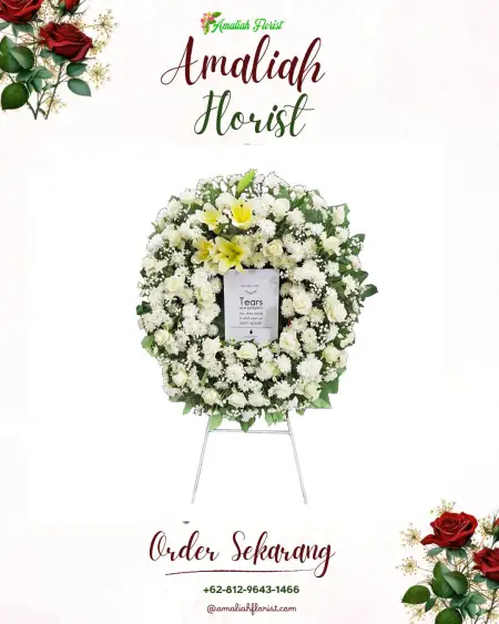 Krans Bunga Duka Ampel